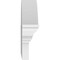 Ekena Millwork Segment Arch W/ Flankers Smooth Architectural Grade PVC Pediment, 34"W x 9-1/2"H x 2-1/2"P PEDPS034X095SGF00 - alternate 2